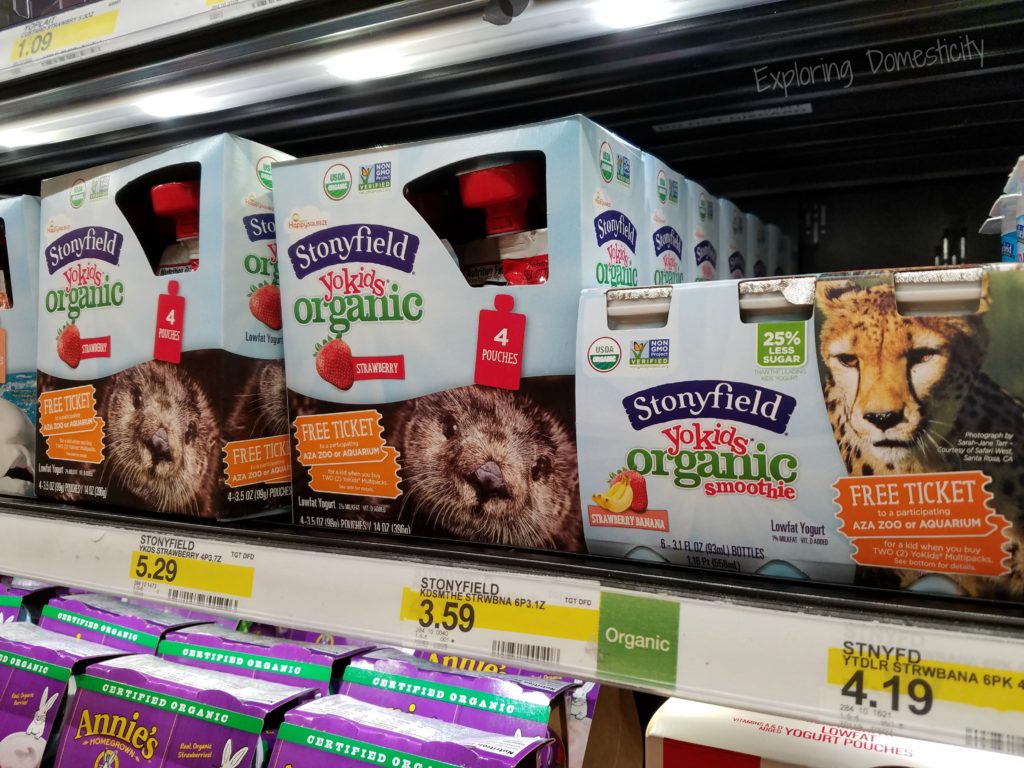 Stonyfield Organic YoKids AZA Zoo or Aquarium offer