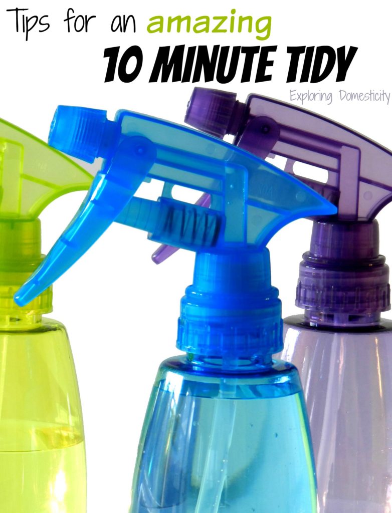 Tips for an Amazing 10 Minute Tidy