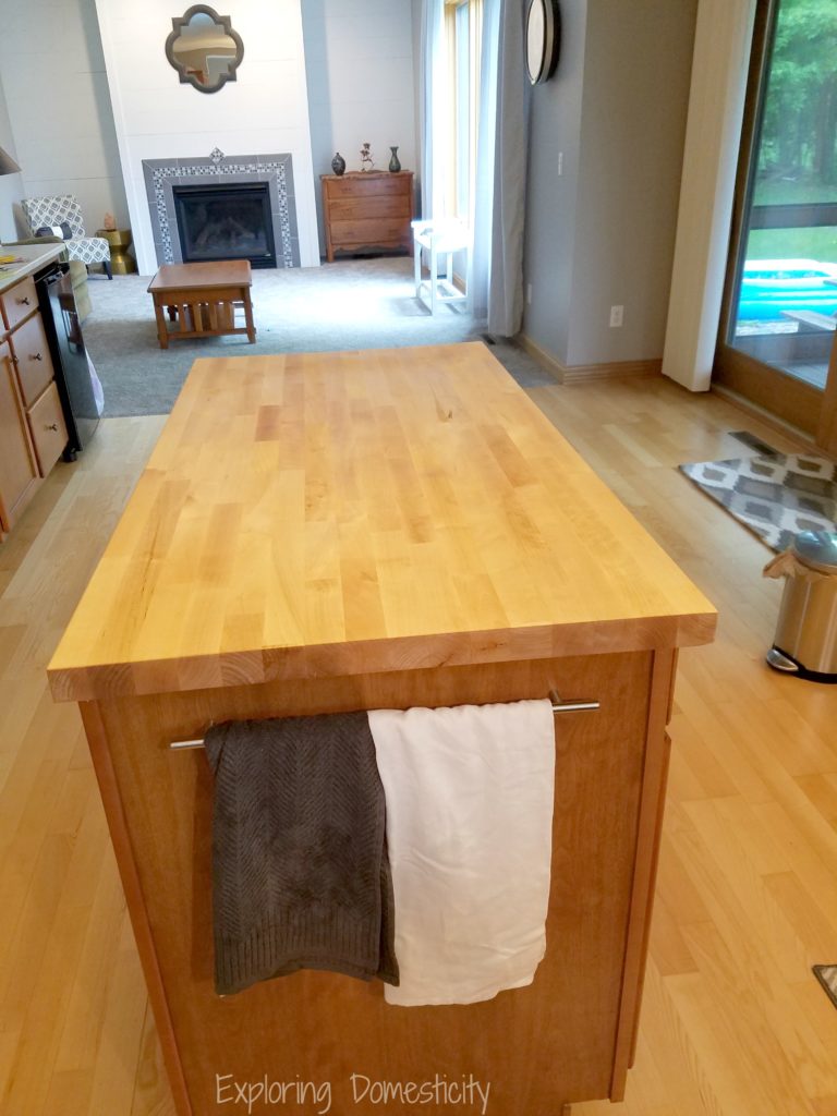 Kitchen Remodel - butcher block island