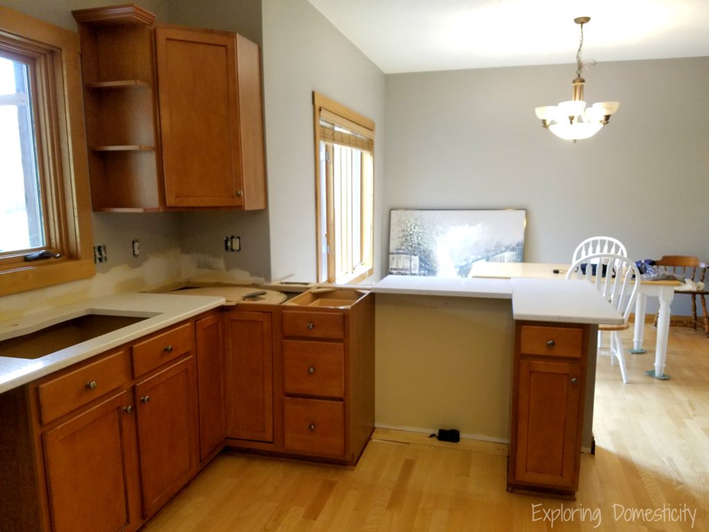 Kitchen Renovation - opening wall between kitchen and dining