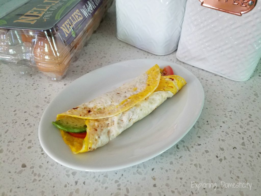Make Ahead Breakfast - Egg Wrap