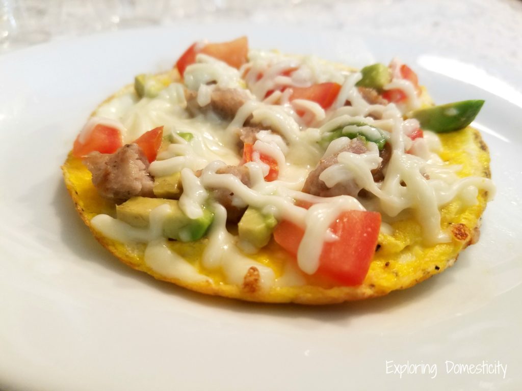 Make Ahead Egg Breakfast - Egg Pizza