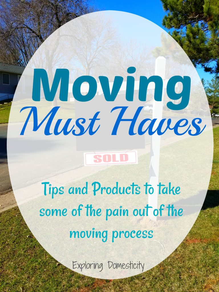 Moving Must Haves - tips to take the pain out of the moving process