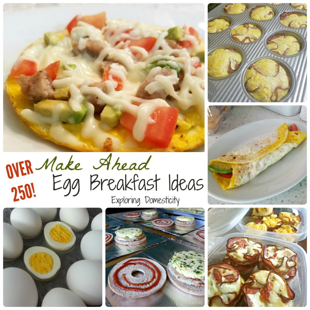 Over 250 Make Ahead Breakfast Ideas