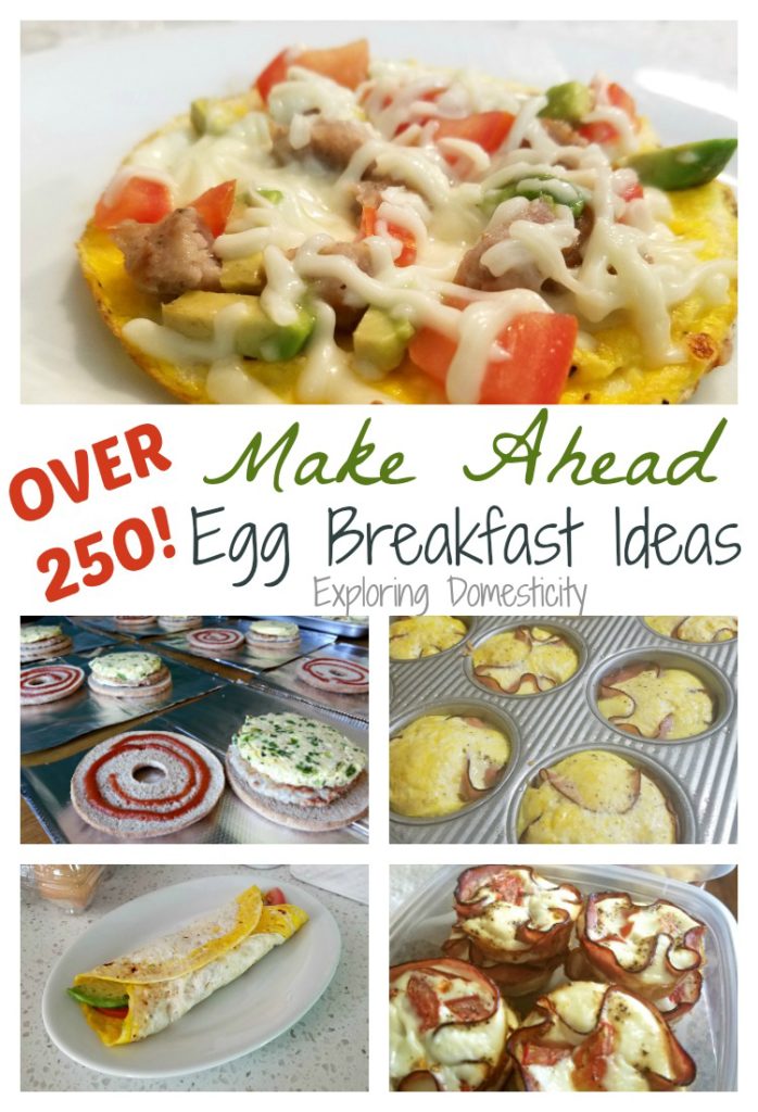 Over 250 Make Ahead Egg Breakfast Ideas