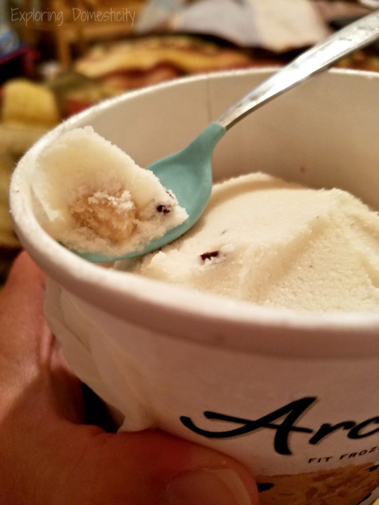 Arctic Zero Cookie Dough Chip is a healthier treat with big cookie dough chunks