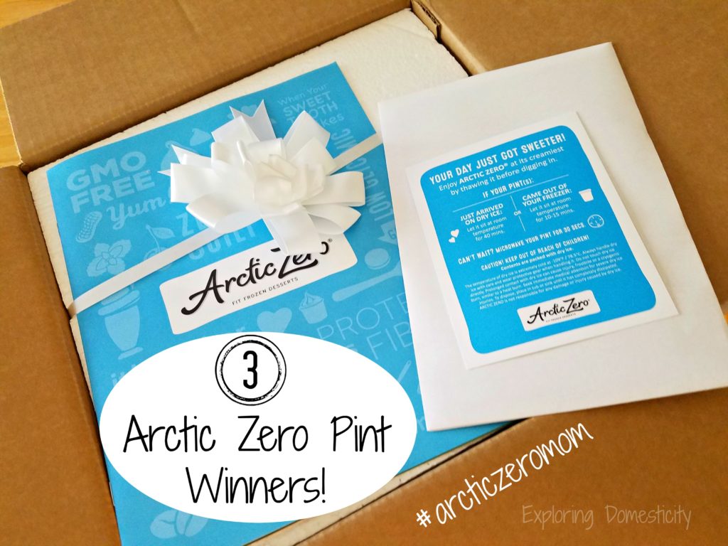 Arctic Zero Giveaway - 3 winners!