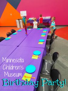 Minnesota Children's Museum Birthday Party!