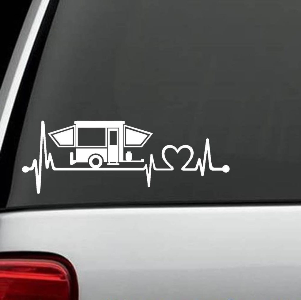 Pop Up Camper Lifeline Window Decal