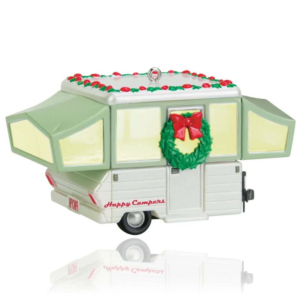 Pop Up Camper Christmas Tree Ornament