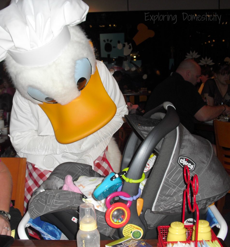 Walt Disney World with a Baby - Character Dining