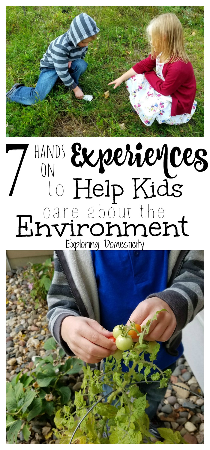 children caring for the environment