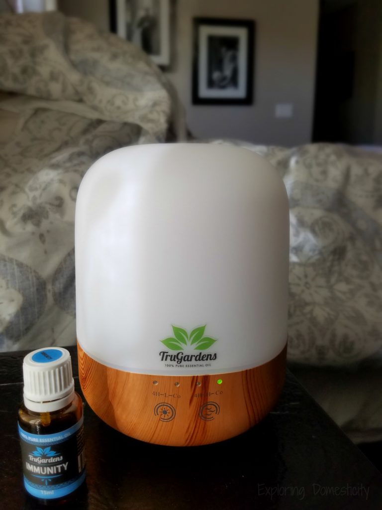 Easy tips to help you stay healthy as the weather changes - humidifier - diffuser with essential oils