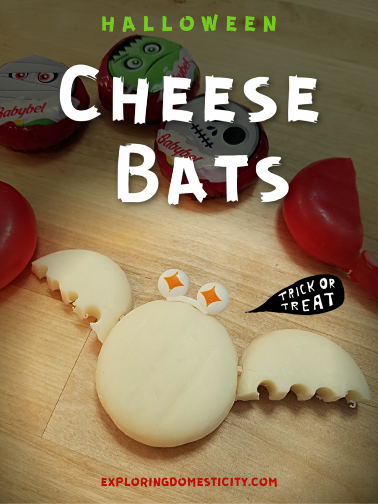 Halloween Cheese Bats