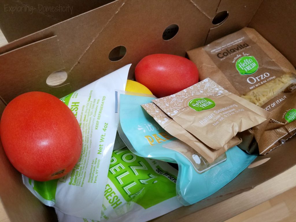 Hello Fresh Ingredients Box