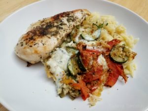 Hello Fresh Winner Winner Chicken Orzo Dinner