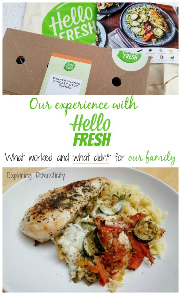 Our experience with Hello Fresh - what worked and what DIDN'T for our family