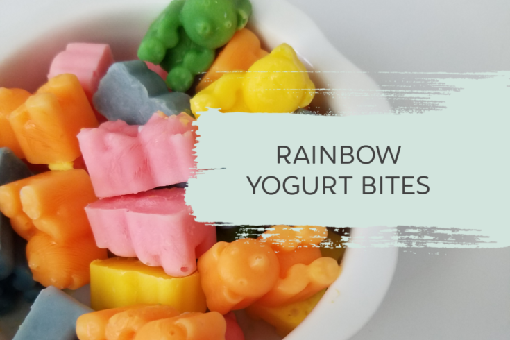Rainbow Yogurt Bites