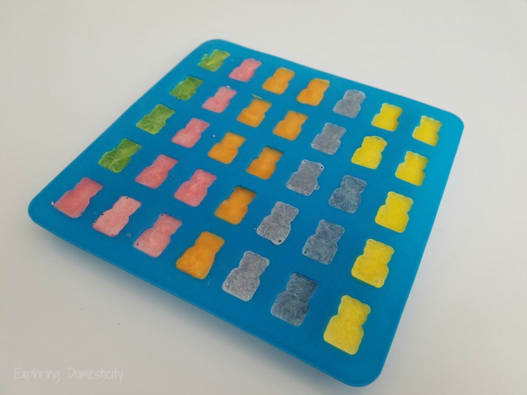 Rainbow Yogurt Bites - Bear Bites silicone mold