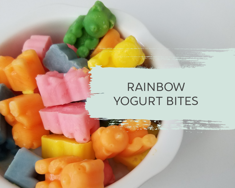 Rainbow Yogurt Bites