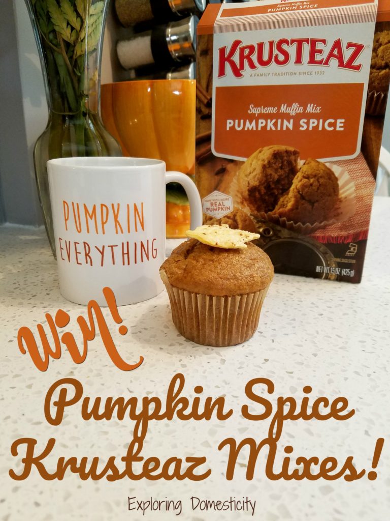 Win! Krusteaz Pumpkin Spice Mixes