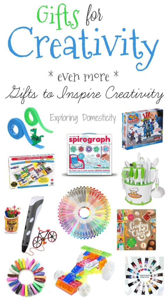 Gifts for Creativity - even more gifts to inspire creativity