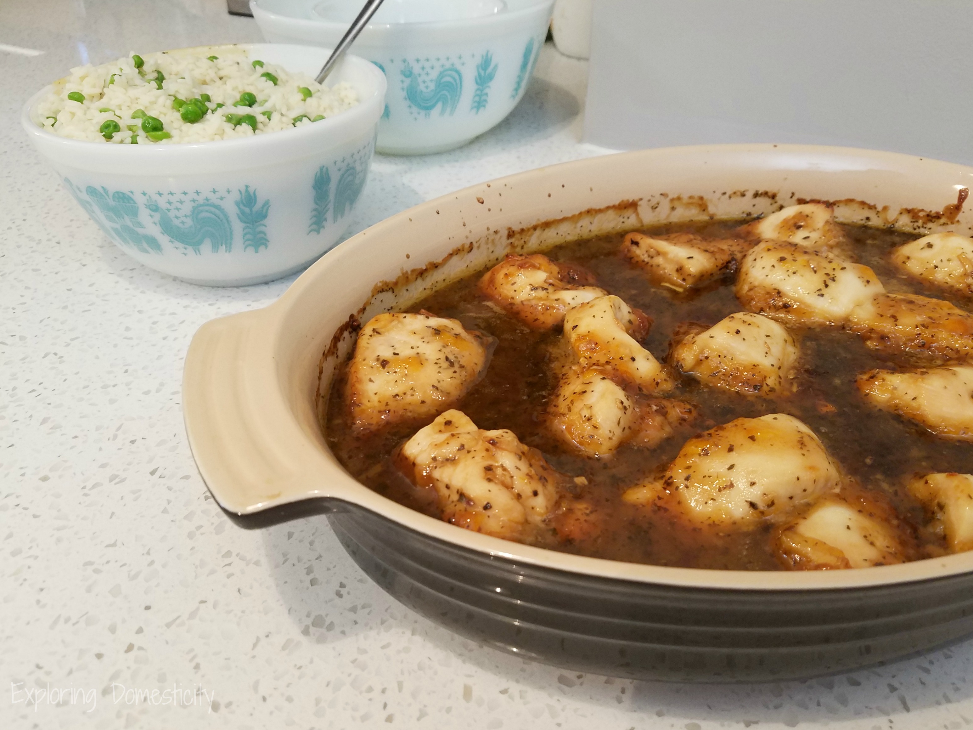 Zesty One Pan Chicken and Potato Bake Recipe 