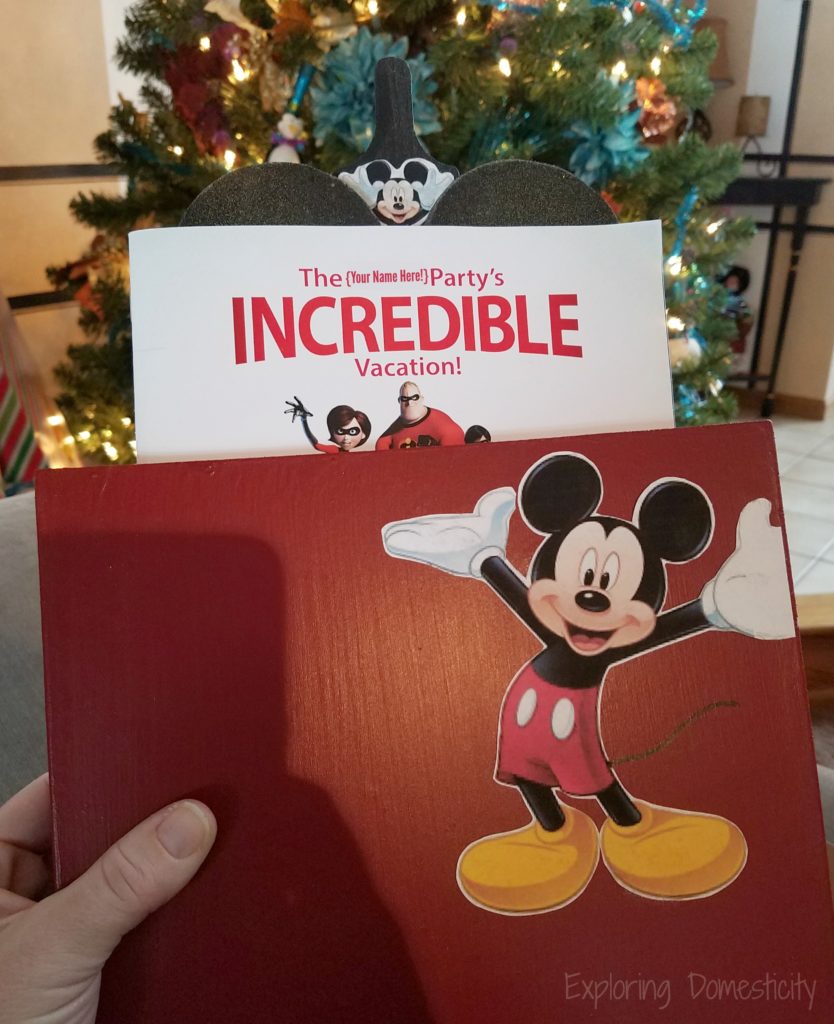 Gift Experiences - gifting a Disney Vacation!