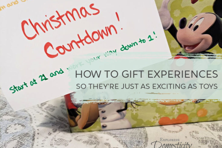 how to gift experiences so they're just as exciting as toys