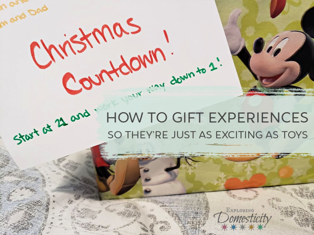 how to gift experiences so they're just as exciting as toys