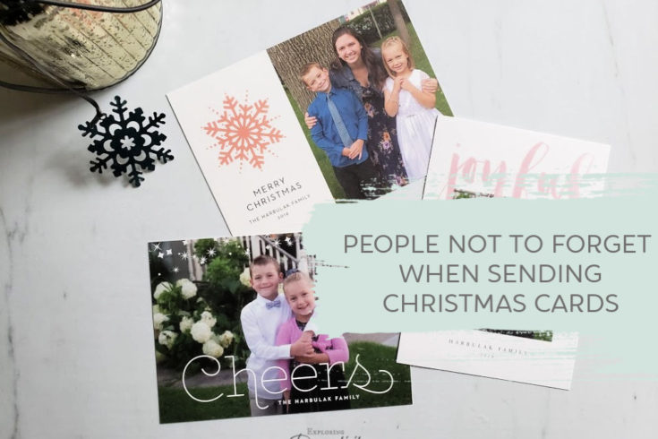 People NOT to forget when sending Christmas cards