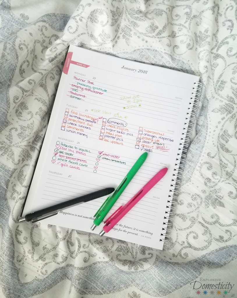 Make sure you will use your planner by making simple To-Do lists