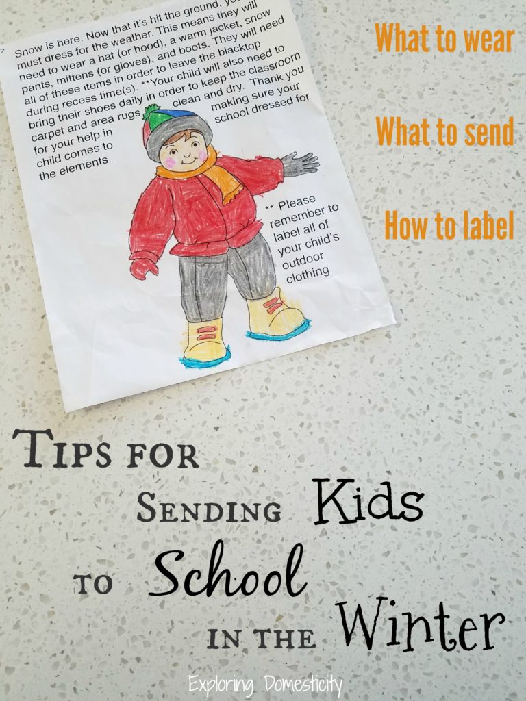 Winter School Preparation - Tips for Sending Kids to School in the Winter