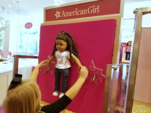 american doll stands