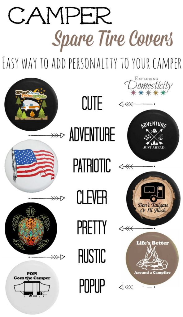 Camper Spare Tire Covers - Easily add personality to your camper!