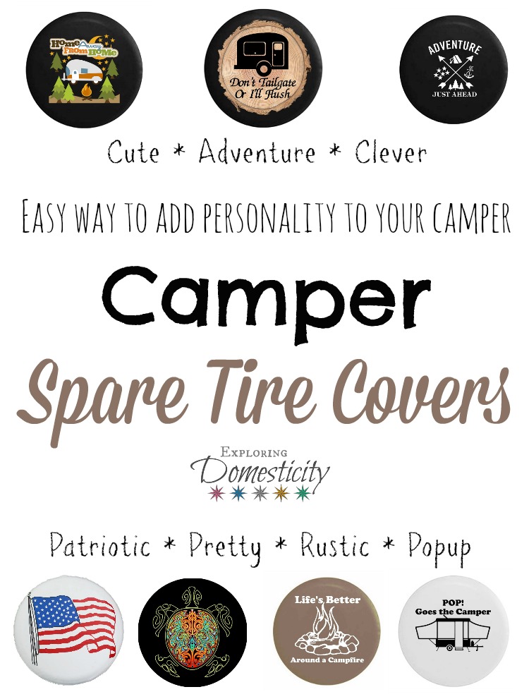 Camper Spare Tire Covers - Easily add personality to your camper
