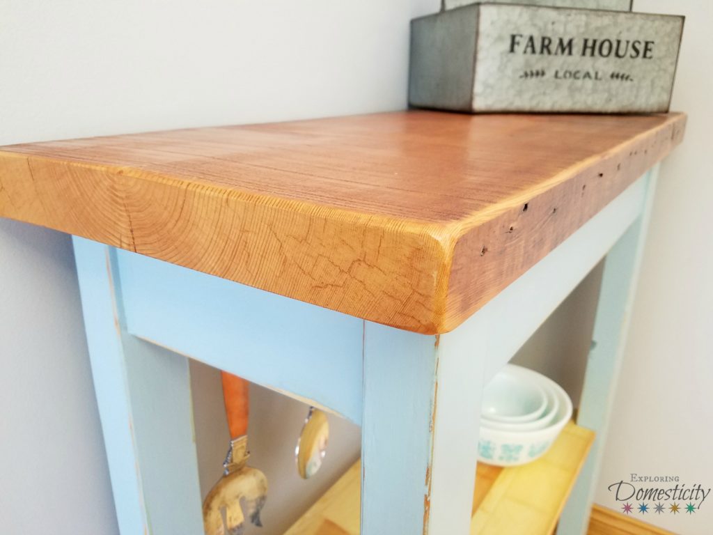 Farmhouse Tables with reclaimed wood top - floor joists from an old building