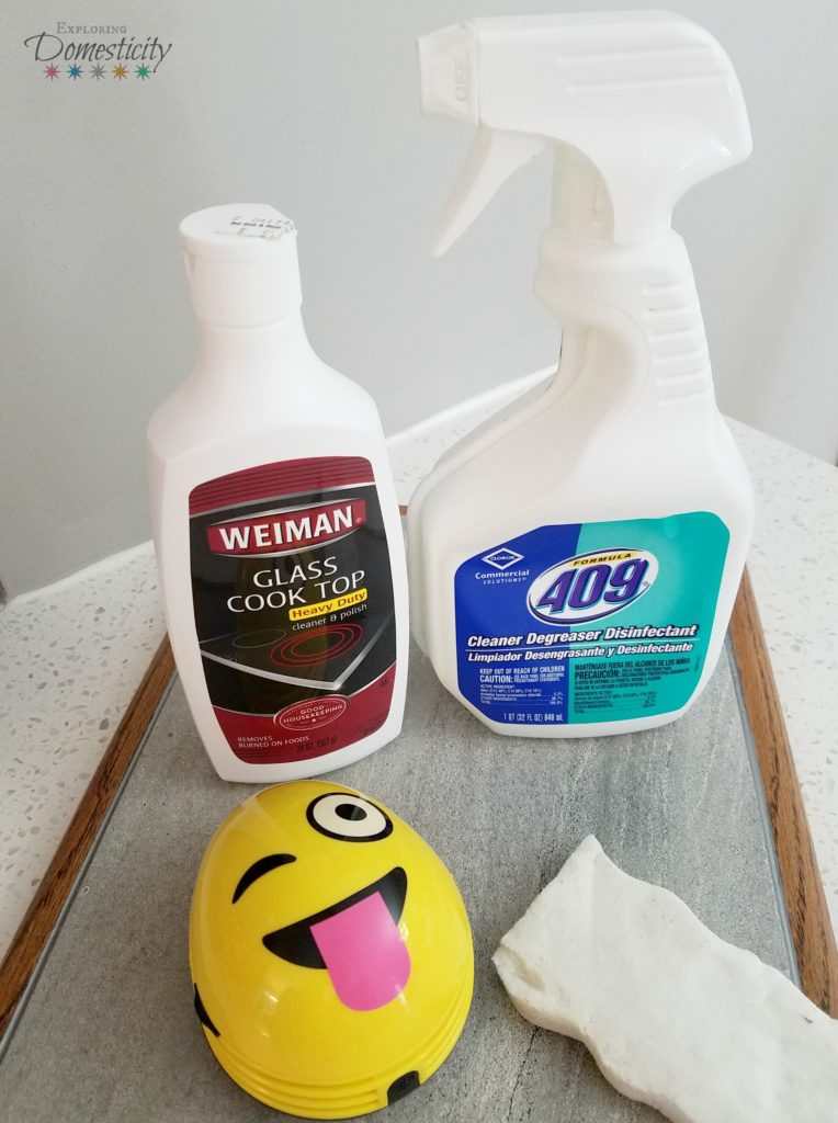 Favorite kitchen cleaners - 409 degreaser, weiman glass cook top, Crumby, magic eraser