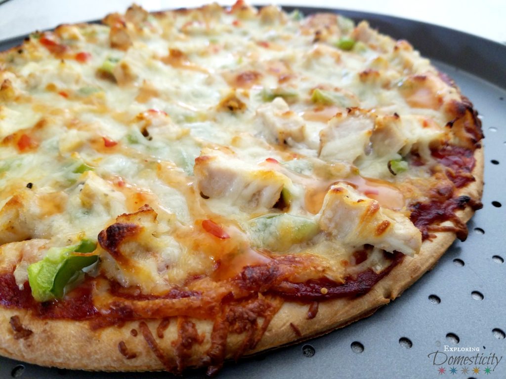 Sweet Chili Sauce Pizza - delicious sweet chili sauce on a simple pizza