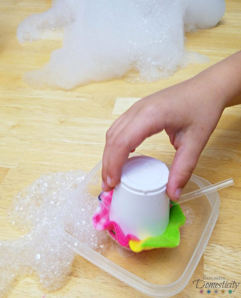 Bubble Towers - fun DIY bubble blower that creates bubble towers