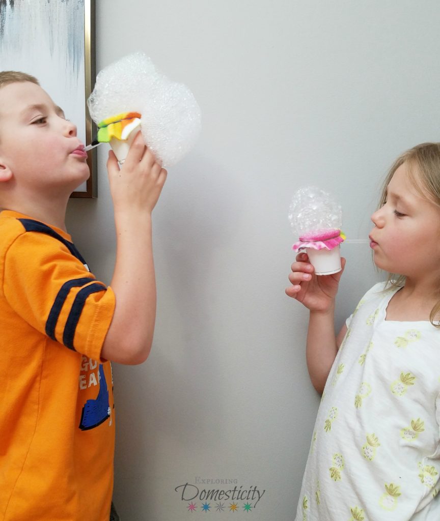 Bubble Towers - make this easy bubble blower
