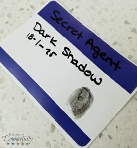 Spy Party Secret Agent names, ID number, and fingerprinting