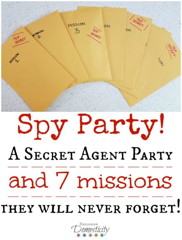 Spy Party: A Secret Agent Birthday Party they will Never Forget!