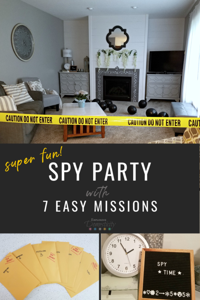 Spy Party with 7 Easy Missions