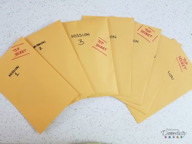 Spy Missions: 9 Printable Missions ⋆ Exploring Domesticity
