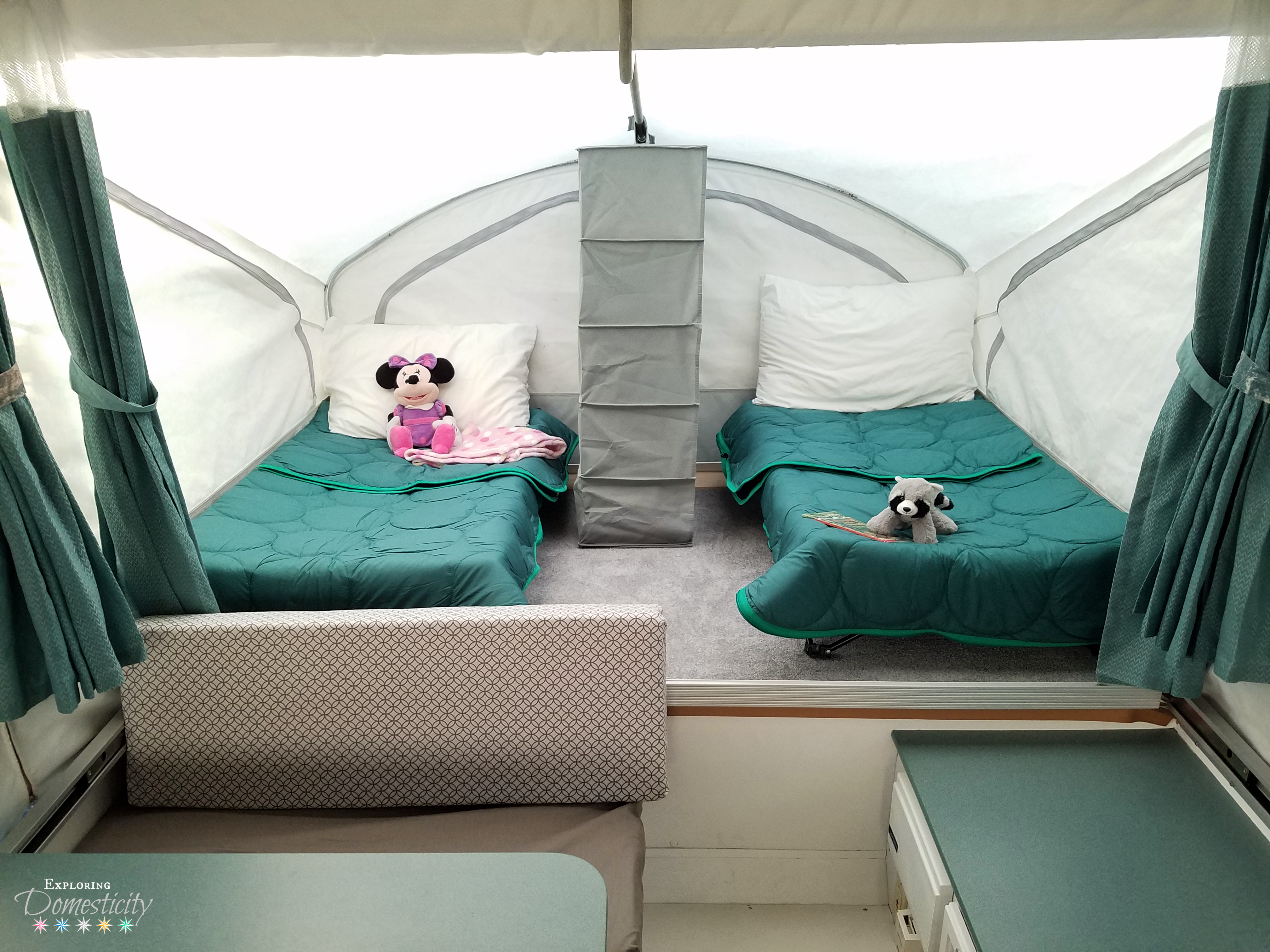 Pop up camper shop bed bow support