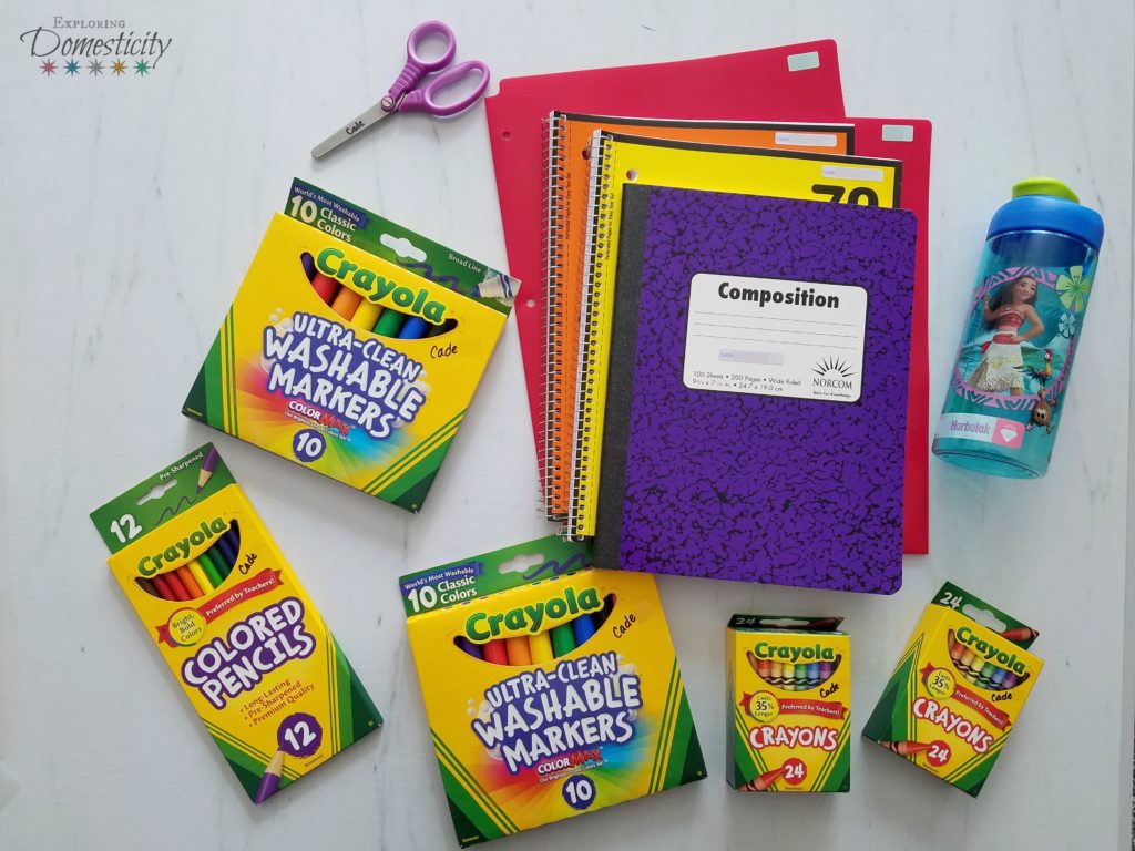 Labeling School Supplies - Sharpies and Mabel's Labels