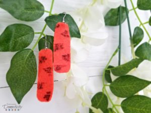 Tigger DIY Felt Earrings - fun and easy for Disney Bounding