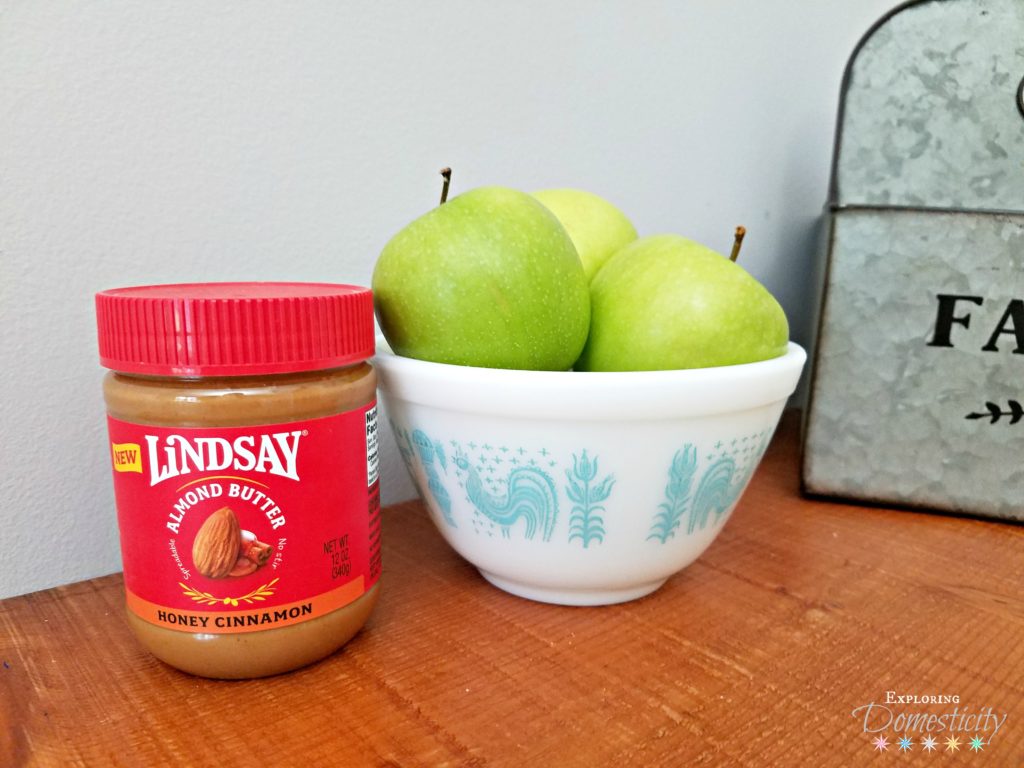 Lindsay almond butter with apples