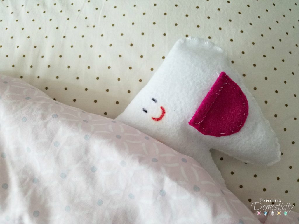 Tooth Fairy Pillow kids project